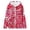 Hot Pink, variant on Little Girls Fall Jackets Hooded Full Zip Watercolor Print Outdoor Windbreaker With Pockets Casual Outerwear Size 5-6T