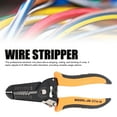 thumbnail image 3 of Pelacables, Alicates Pelacables Con Resorte Elástico Ajustable, Multifuncional, De Acero Al Carbono, Antideslizante Preciso Para Cables Sólidos De 10 A 22 AWG, 3 of 7