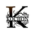 thumbnail image 2 of Black Iron Wall Decor Letters - Custom Family Name Sign for Indoor & Outdoor Home Decor, 2 of 6
