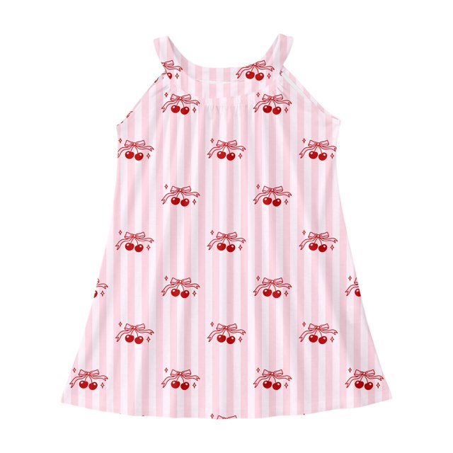 Robe de Bain d'Été Sans Manches pour Fille Tout-Petit, Cache-Maillot, Débardeur à Col Rond, Rose, Plage, Tenue Quotidienne pour Enfant Bébé, Taille 9-10T