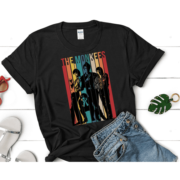 The Monkees Retro Vintage T-Shirt, The Monkees Band Shirt, Music Shirt, Gift Tee For You And Your Friends