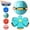 Green, variant on 1PCS,Magic Bouncing Ball, Bouncy Balls, Magical Flying Saucer with 6 LED Light, Family and Pet Interactive Toys, Safe & Durable Dual Form Freely Switchable for Indoor & Outdoor Use.,Pink