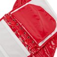 thumbnail image 5 of Luxalzxs Womens Red PU Leather Overbust Corset Bandana Tube Tops Lace up Strapless Boned Body Shaper Bustier Crop Top, 5 of 5