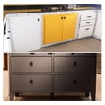 thumbnail image 5 of Caj?n Perillas - 2.68" 6uds Metal Puerta Tiradores Tocador Manijas para Armario Maleta Mueble Reemplazo con Montaje Tornillos, Bronce Unique Bargains tiradores para armarios y muebles, 5 of 5