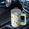 thumbnail image 5 of Merry Christmas 30oz Tumbler with Handle, Winter Holiday Coffee Cup with Lid, Snowflakes Elk Insulated Mug, Stainless Steel Gifts for Women Men, 5 of 5