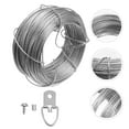 thumbnail image 1 of OULII Steel Wire Rope Hooks Set 20m Wire Rope 20 Hooks Photo Frame Hanging Kit And Easy To Use, 1 of 5