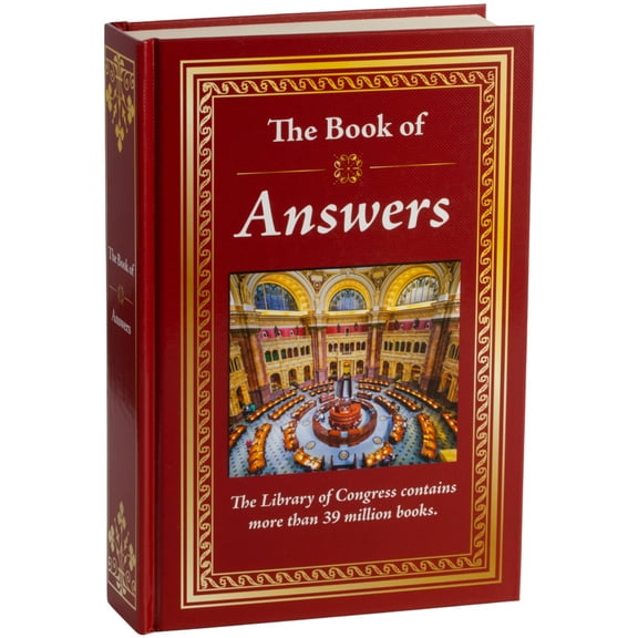 Pre-Owned The Book of Answers: Big Book of Questions & Fascinating Facts Hardcover Gift for Trivia Buffs, Curious Minds, Adults, Dad & Knowledge Seekers (Hardcover) 1645581322 9781645581321