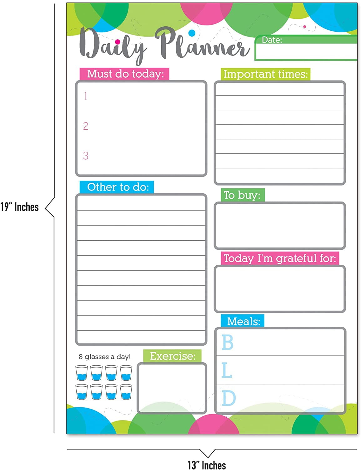 Daily Planner By Business Basics Daily Schedule To Do Planning Poster Daily planner by business basics daily schedule to do planning poster