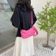 thumbnail image 5 of Bolso Mujer Retro Hombro Tachonado Decoración PU Tote Bolso Casual Diario Citas Monedero Rosa Rojo Rojo, 5 of 8