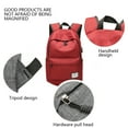 thumbnail image 3 of Lightweight School Backpack, Laptop Travel Casual Daypack College Secondary School Bags Bookbag-red, 3 of 5