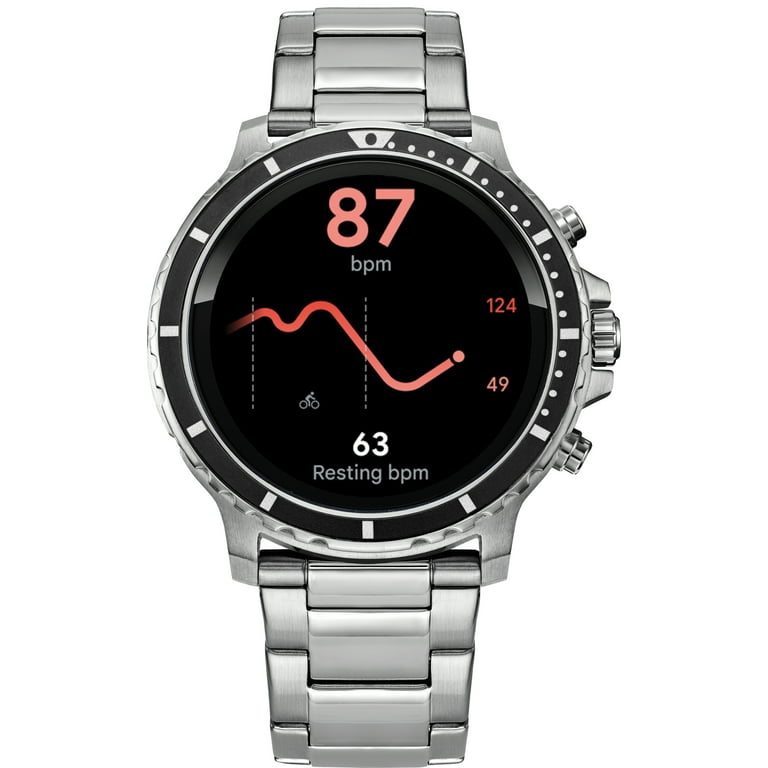Citizen CZ Smart HR Heart Rate Stainless Steel Smartwatch, Wear OS