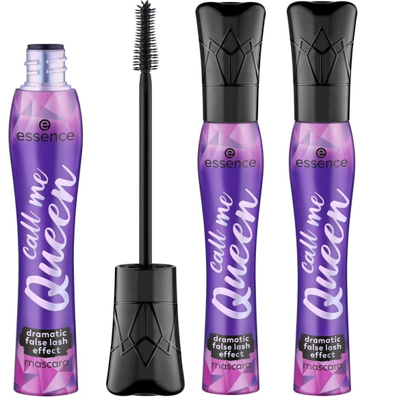 Máscara Essence Call Me Queen con efecto dramático de pestañas postizas (paquete de 3)