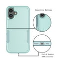 thumbnail image 4 of For iPhone 16 5G Case ,Sturdy Phone Case for iPhone 16 5G 6.1 inch ,Tiflook Shockproof Protection Heavy Duty Armor Hard Plastic & Rubber Rugged Bumper 2-in-1 Case Cover ( Green ), 4 of 6
