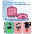 thumbnail image 5 of [Actualización De Bloqueo Seguro] Para Beats Powerbeats Pro 2 2025 Funda Con Kit De Limpieza Agentnano Funda Protectora Transparente De Tpu A Prueba De Golpes Con Estuche De Carga Beats Powerbeats Pro, 5 of 5