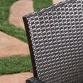 thumbnail image 3 of Odin Outdoor 9 Piece Wicker Dining Set with Water Resistant Cushions, Multibrown, Crème, 3 of 8