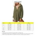 thumbnail image 4 of Women Cardigan Pure Colour Long Sleeve Button Down Knitwear Sweater with Pocket for Home Green S, 4 of 5