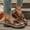 Brown, variant on Women’s Platform Loafers with Bow Detail, Stylish Casual Shoes for Weekend Shopping, Café Visits, and Leisure Strolls