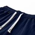 thumbnail image 5 of EOYWHK Men's Shorts Breathable Relaxed Fit Multi Pockets Casual Shorts Soft Lightweight Breathable Shorts for Basketball Running Gym Blue XXXXL, 5 of 8