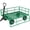 Green, variant on GARVEE Heavy Duty Steel Garden Cart,500lbs Capacity Pullable Garden Wagon with 10" All-Terrain Wheels,for Gardening Soil, Tools, and Plant Transport,Black&Yellow