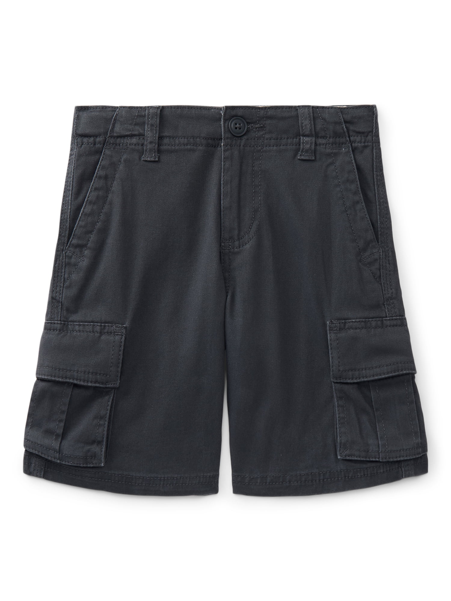 Wonder Nation Boys Twill Cargo Shorts, Sizes 4-18
