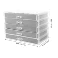 thumbnail image 2 of OULII Transparent Acrylic Rock Collection Display Case with Velvet Lining and Divided Compartments 13.5 x 9.5 x 3.5 Inches, 2 of 6