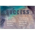 thumbnail image 5 of Inspirational Wall Art Success Motivational Poster Print Quotes Wall Decor Artwork for Office Home Bathroom Bedroom Canvas Painting Sign Framed Wall Decoration Art Ready to Hang [18''''W X 12''''H], 5 of 6