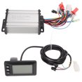 thumbnail image 2 of Kit de controlador de bicicleta eléctrica sin escobillas de aluminio y ABS de 36 V/48 V y 350 W con pantalla LCD silenciosa, 2 of 8