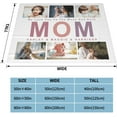 thumbnail image 5 of Custom Memorial Blankets with Photo Personalized in Loving Memory Picture Name Date Throws Blanket, Sympathy Gifts for Loss of Mom Dad Friends Pet(30"x40"), 5 of 6