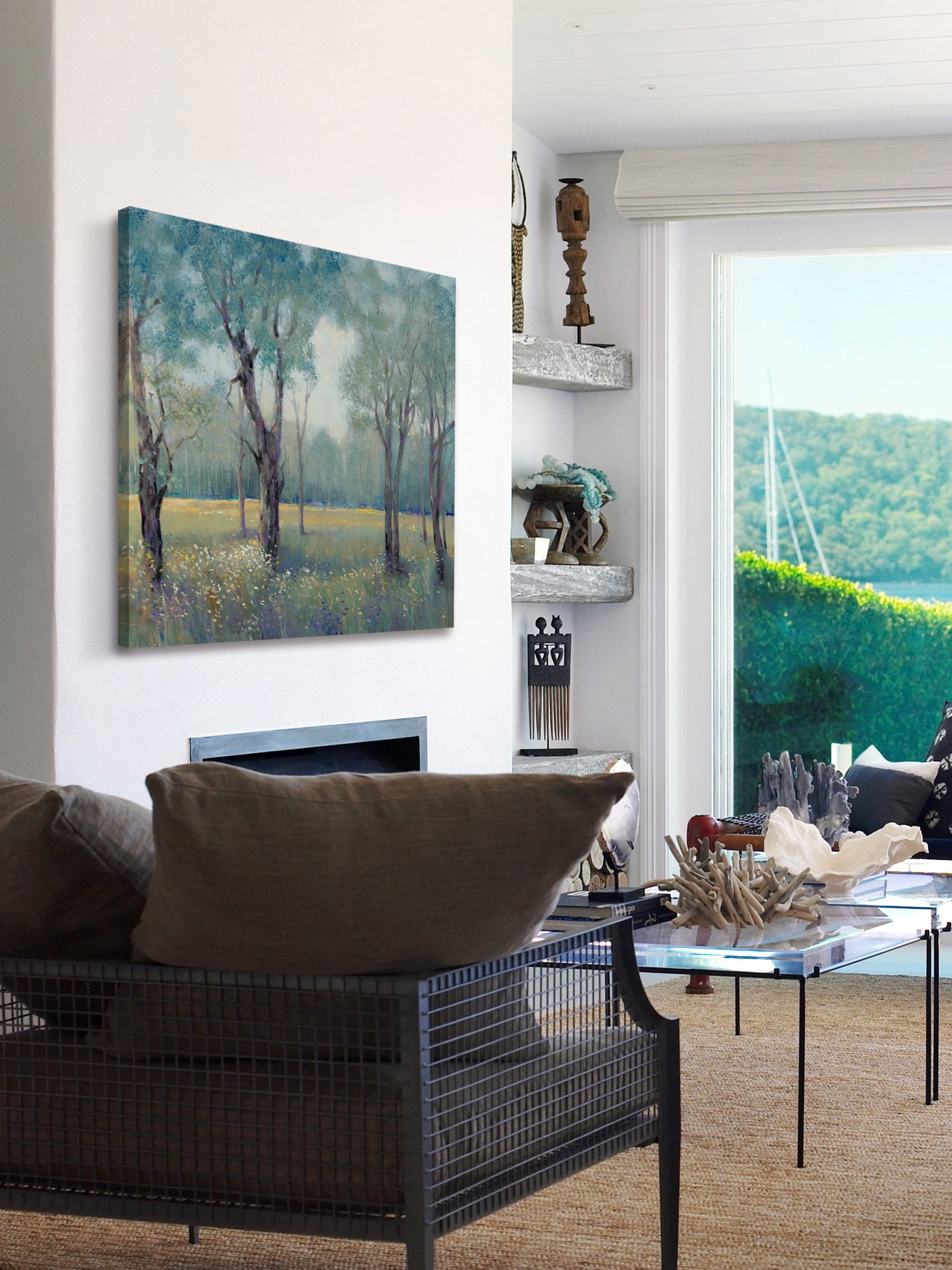 "Morning Mist" Painting Print on Wrapped Canvas