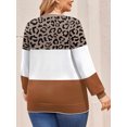 thumbnail image 4 of Weardear Plus Size Sweaters for Women Long Sleeve Crew Neck Fall Pullover Sweater, 4 of 6