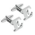 thumbnail image 1 of BodyJ4You 2PC Cufflinks Personalized Initials Letter E Men's Button Shirt Business Gift, 1 of 6
