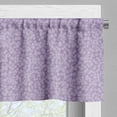 thumbnail image 5 of Ambesonne Floral Valance & Curtain, Mauve Swirling Forms Pattern, 55"x30", Mauve, 5 of 7