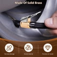 thumbnail image 4 of Ikoopy 12PCS Air Chuck Quick Connect Brass Tire Air Chuck with Clip Adapter Compatible 0.31" Hose No Leakage Tire Inflator Nozzle Adapter Unscrewed Connection Converted to Locking Connection, 4 of 11