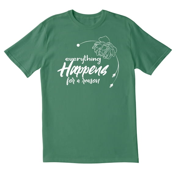 TotallyTorn Every Things Happen For A Reason Novelty Sarcastic Funny Men's T Shirts