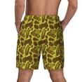 thumbnail image 2 of Lsque Mens Swim Trunks Countryside Pumpkin Tractor Pattern - Bathing Suit Compression Liner - Beach Swim Shorts Swimwear - (S-3XL) - Stretch Quick Dry -Medium, 2 of 9