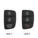 thumbnail image 5 of 3 botones Flip Remote Car Key Shell Pad reemplazo para Hyundai (tipo 1) Likrtyny  Accesorios para autos y motos, 5 of 8