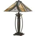 thumbnail image 3 of Ashley Harbour Transitional 24.75" 2-Lights Table Lamps with Product Electrical Medium Base, Bronze, 3 of 4