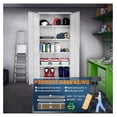 thumbnail image 3 of YOSITiuu Metal Garage Storage Cabinet with 2 Doors and 5 Adjustable Shelves - 71" Steel Lockable File Cabinet,Locking Tool Cabinets for Office,Home,Garage,Gym,School (White), 3 of 8