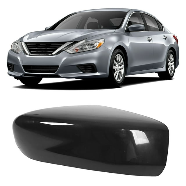 Driver Side Mirror Cap, Passenger Mirror Cover Side Wind Mirror Passenger Side Door View Mirror Caps Cover for Altima 2013 to 2018
