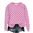 thumbnail image 3 of Craaazy Chandails Athlétiques pour Femmes à Manches Longues, Col Rond, Décontractés, Imprimés, Coupe Ample, Cadeaux, 3 of 7