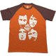 thumbnail image 1 of The Who - Camiseta Caras para Adultos Unisex (Marrón, Naranja), 1 of 2