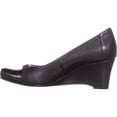 thumbnail image 3 of Womens naturalizer Hughes Dress Wedge Loafers, Black, 3 of 6