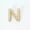 N, variant on 26 Capital Initial Letter Pearl Gold Alphabet Brooch Pin Wedding Women Jewelry-S