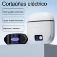 thumbnail image 3 of Cortaúñas Eléctrico, Lima de Uñas Eléctrica, 3 Velocidades, Fácil de Ver con Iluminación LED, Recargable Tipo C, Compacto, Fácil de Transportar, 3 of 7