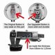 thumbnail image 4 of For Bmw 3-series E90 E91 Lci X1 E84 E88 E82 Front Headlight Switch Rotation Button 9169405 61319169405, 4 of 4