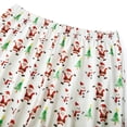 thumbnail image 7 of Christmas Family Pajamas Matching Set Santa Claus Tree Print Top Pant Sleepwear, 7 of 7