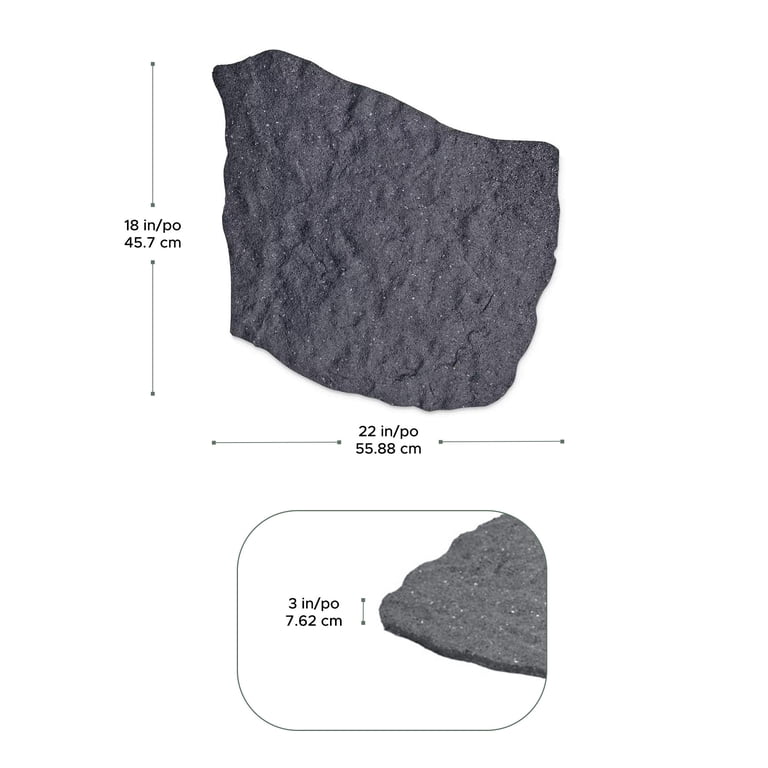 TierraVerde Natural Rock Stepping Stones, 4-Pack Gray photo 4