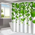 thumbnail image 4 of TIMIFIS Polyester Rideau de Douche en, Rideau de Douche Décoration de la Saint-Patrick Tissu de Séparation de Salle de Bain Impression Numérique Rideau de Salle de Bain Imperméable avec Crochets Sans Perçage Décoration Maison, 4 of 6