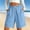 Sky Blue, variant on Only Moment Womens Shorts Jute Summer Casual Elastic High Waisted Wide Leg Cute Dressy 2026 Vacation Beach Clothes Swim Shorts Sky Blue,S