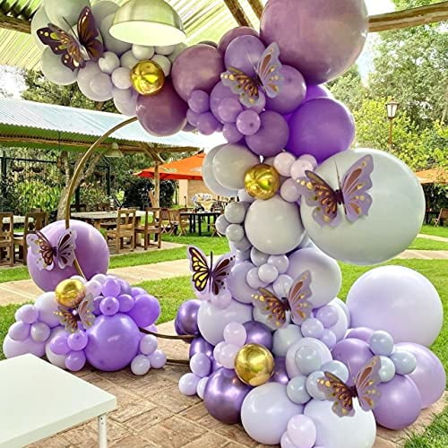 Multipack Purple and Turquoise Birthday Party Balloons Wedding Arch 10" 
